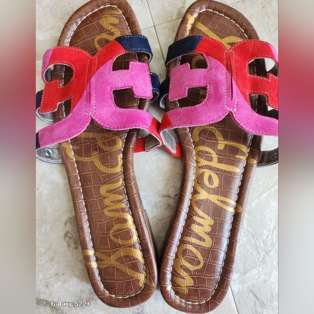 🆕️Sam Edelman suade slip-on sandles